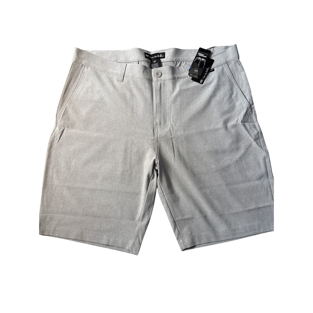 Travis Mathew Sand Harbor Gray Lifestyle Performance Shorts 40 Mens NWT 1MW397